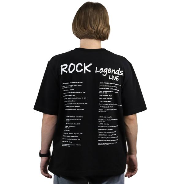 Одежда и аксессуары для любителей музыки Audiomania Футболка  ROCK LEGENDS. LIVE  (размер XL-XXL) Футболка  ROCK LEGENDS. LIVE  (размер XL-XXL) - фото 5