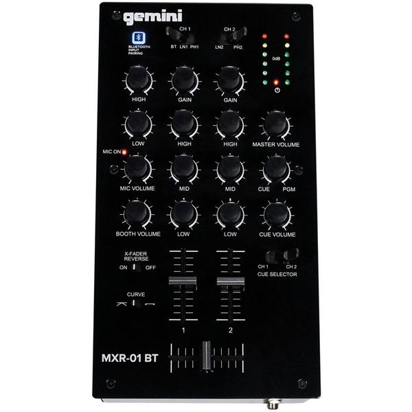 DJ микшерный пульт Gemini MXR-01BT - фото 2