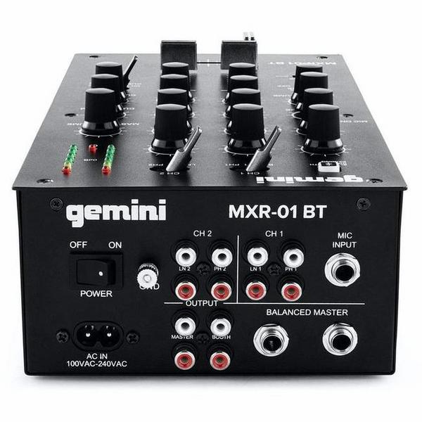 DJ микшерный пульт Gemini MXR-01BT - фото 3