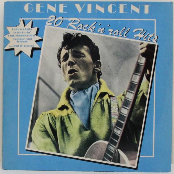 Винтажная виниловая пластинка GENE VINCENT - 20 ROCK /'N/' ROLL HITS