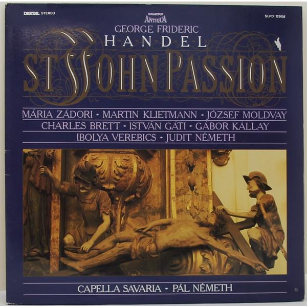 Винтажная виниловая пластинка HANDEL - ST JOHN PASSION (MARTIN KLIETMANN, JOZSEF MOLDVAY, CHARLES BRETT, MARIA ZADORI, IBOLYA VEREBICS, JUDITH NEMETH, ISTVAN GATI, GABOR KALLAY)