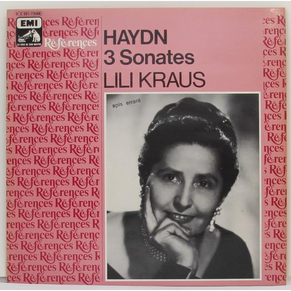 Винтажная виниловая пластинка HAYDN - 3 SONATES (LILI KRAUS)