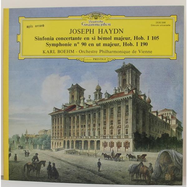 

Винтажная виниловая пластинка HAYDN - SINFONIA CONCERTANTE EN SI BEMOL MAJEUR, HOB. I 105, SYMPHONIE № 90 EN UT MAJEUR, HOB. I 190 (KARL BOHM)