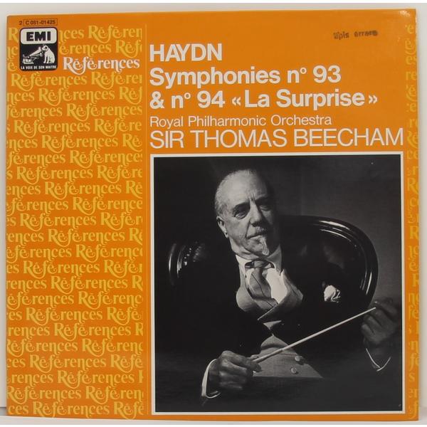 Винтажная виниловая пластинка HAYDN - SYMPHONIES № 93 № 94 "LA SURPRISE" (THOMAS BEECHAM)