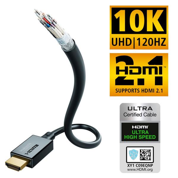 Кабель HDMI Inakustik Star 2.1 1.5 m - фото 5