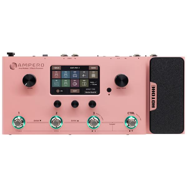Гитарный процессор Hotone Ampero Pink промышленная серия hmi жк дисплей 10 1 дюйма размер 262k полноцветный 1 ггц цп 256 м флэш порт uart сенсорный дисплей