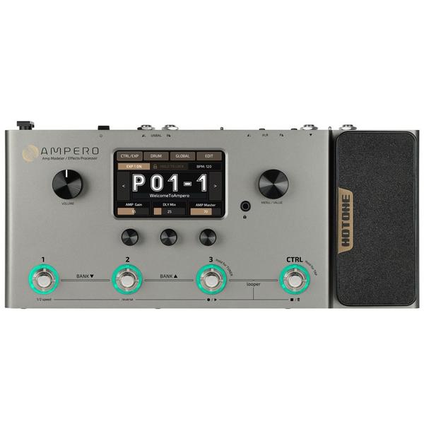 Гитарный процессор Hotone Ampero Silver коробка для переключателя rowin lef 330 aby педаль для гитары селектор линий аудио канал swith комбинированная педаль для создания эффектов аксес