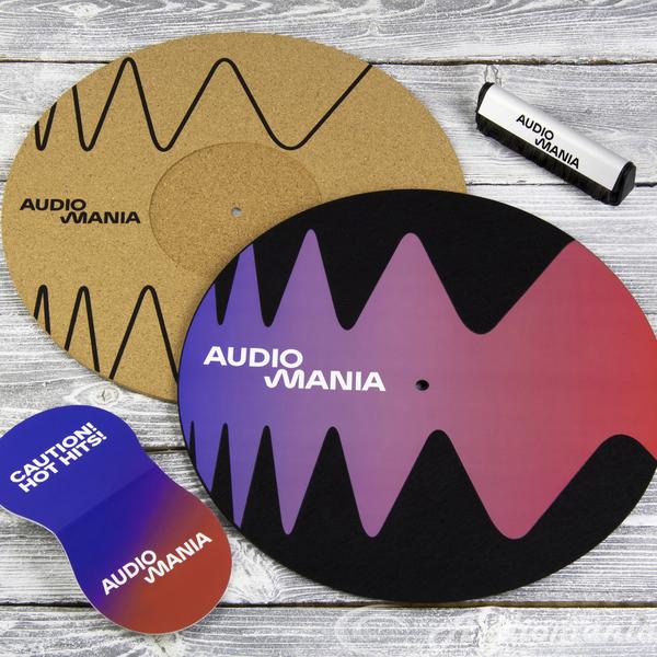 Подарочный набор с виниловой пластинкой и аксессуарами  ДЛЯ АУДИОФИЛА от Audiomania