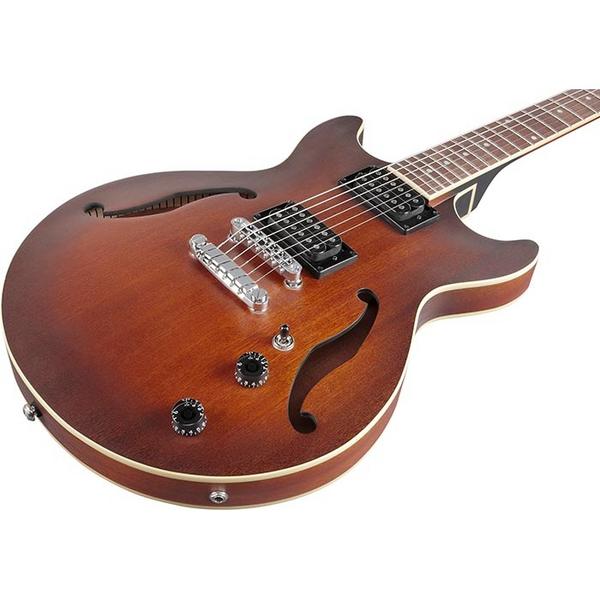 Полуакустическая гитара Ibanez AM53-TF Tobacco Flat - фото 5