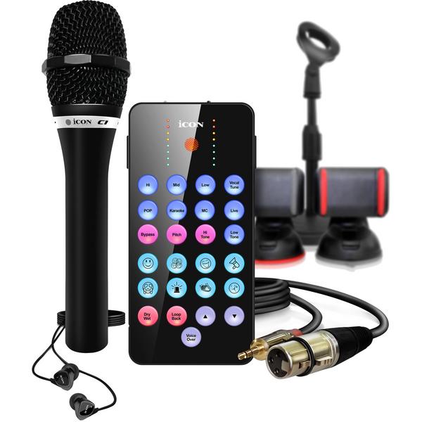 цена Комплект для домашней студии с микрофоном iCON LivePod Plus + C1 Combo set