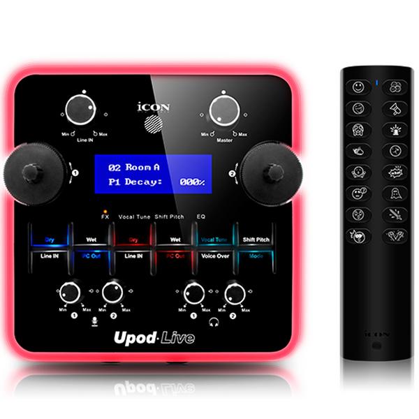 Аудиоинтерфейс iCON Upod Live комплект для домашней студии с микрофоном icon upod live c1 combo set