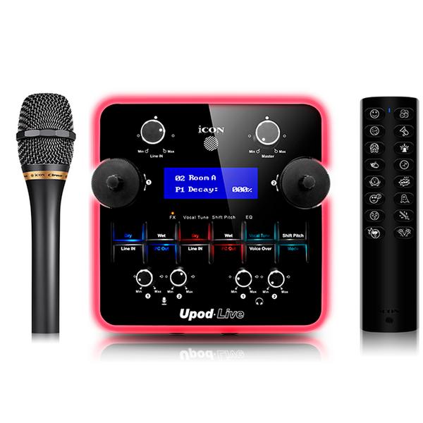 Комплект для домашней студии с микрофоном iCON Upod Live + C1 Pro Combo set аудиоинтерфейс icon upod nano