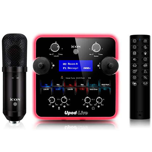 Комплект для домашней студии с микрофоном iCON Upod Live + M4 Combo set, Профессиональное аудио, Комплект для домашней студии с микрофоном