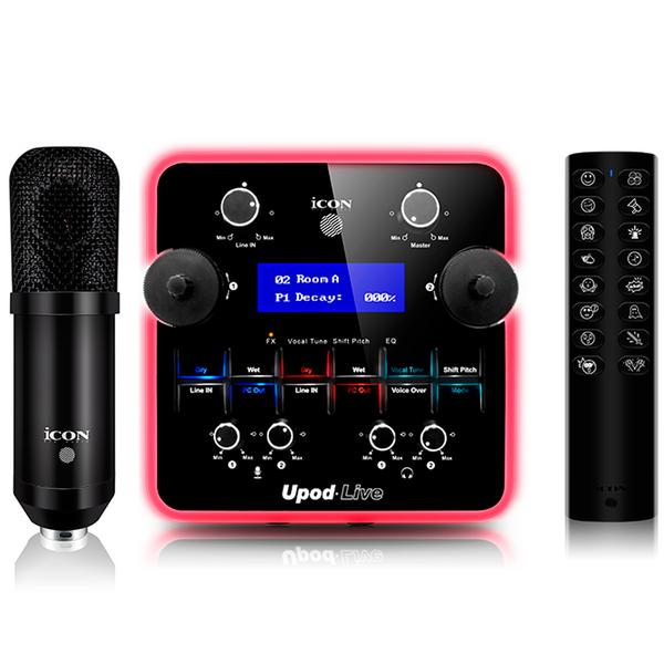 Комплект для домашней студии с микрофоном iCON Upod Live + M5 Combo set аудиоинтерфейс icon upod nano