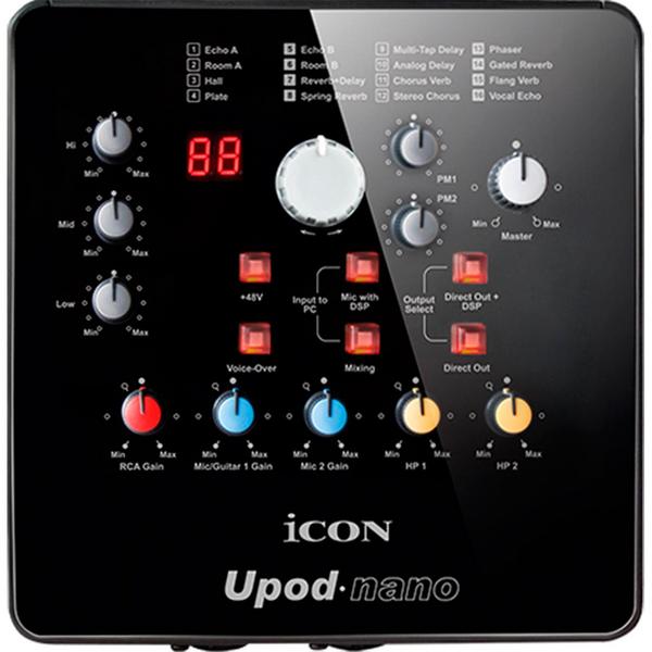 Аудиоинтерфейс iCON Upod Nano мобильный аудиоинтерфейс icon iplug g
