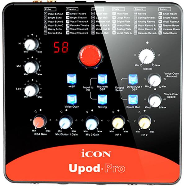 Аудиоинтерфейс iCON Upod Pro, Профессиональное аудио, Аудиоинтерфейс