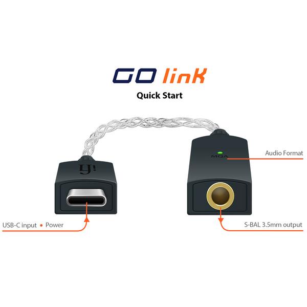 Портативный усилитель для наушников iFi audio GO link Black - фото 2