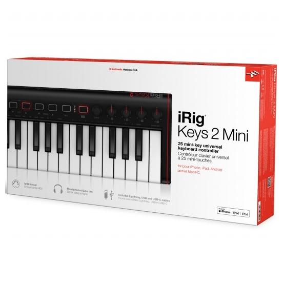 MIDI-клавиатура IK Multimedia iRig Keys 2 Mini - фото 3