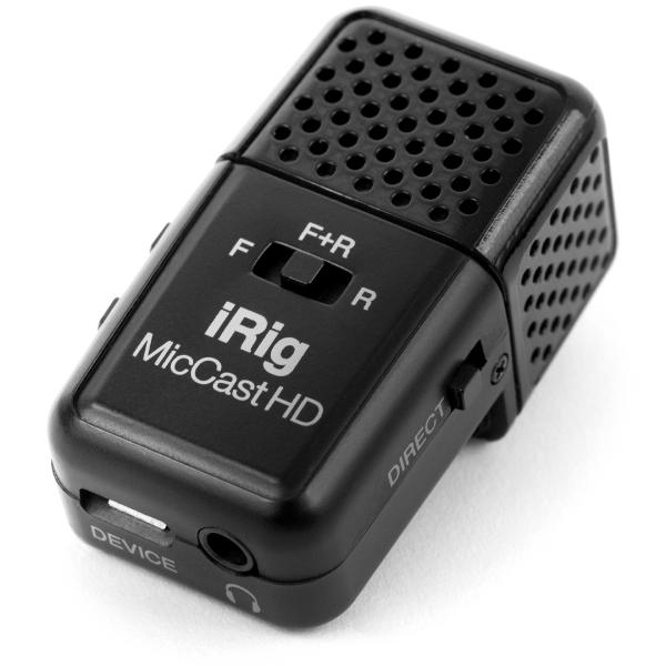 микрофон usb ik multimedia irig mic studio black Микрофон для смартфонов IK Multimedia iRig Mic Cast HD