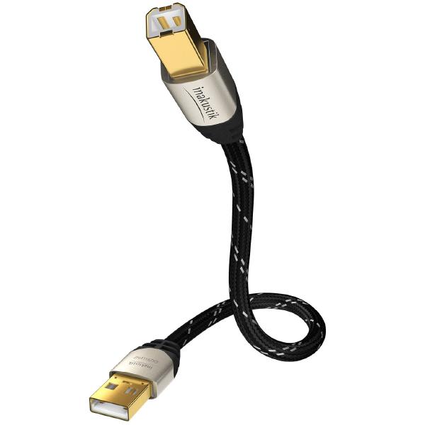 Кабель USB Inakustik Exzellenz High Speed USB 2.0 1.5 m, Кабели и разъёмы, Кабель USB