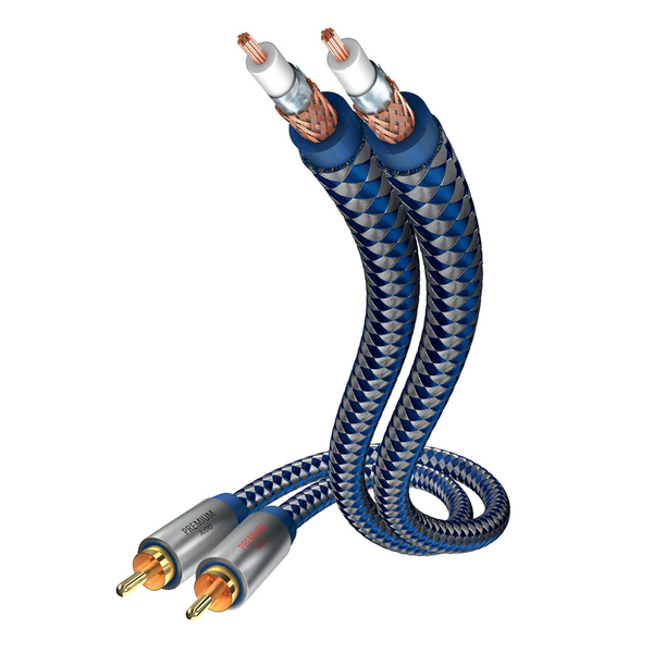 Кабель межблочный аналоговый RCA Inakustik Premium Audio Cable 1.5 m кабель межблочный inakustik referenz phono cable nf 202 1 5 m sme 90°rca 007181315