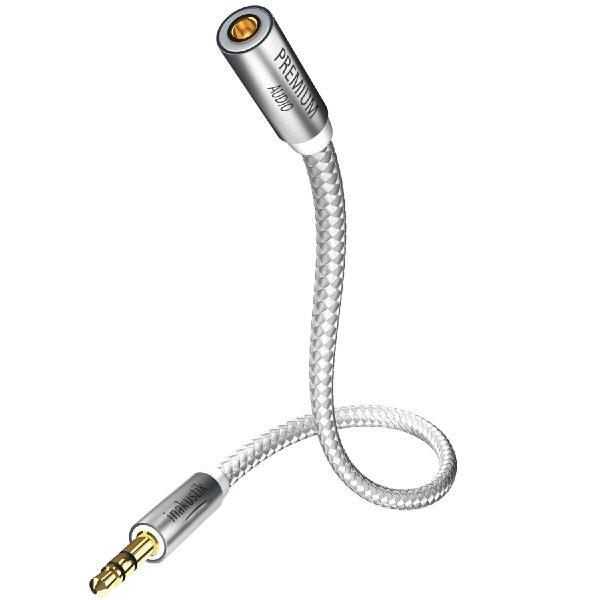 Кабель miniJack-miniJack Inakustik Premium Extension 5 m кабель minijack minijack inakustik premium mp3 audio cable 90° 1 5 m