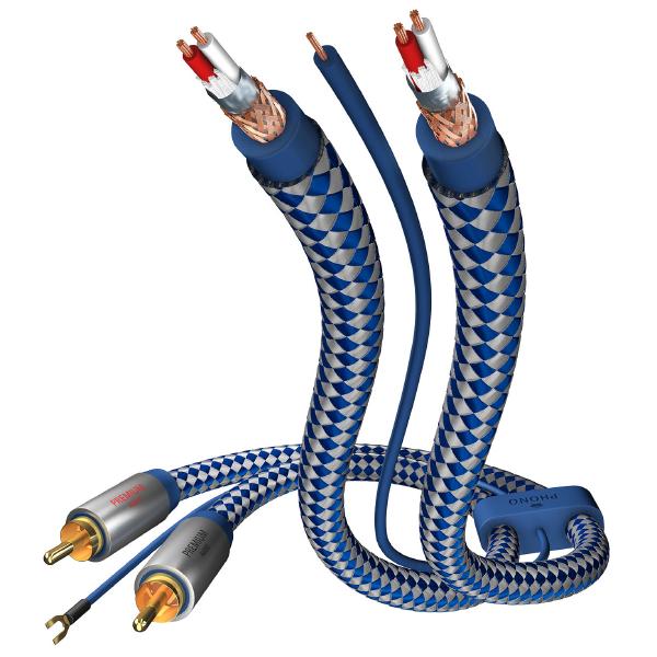 Фонокабель Inakustik Premium Phono Cable 1.5 m кабель межблочный inakustik referenz phono cable nf 202 1 5 m sme 90°rca 007181315