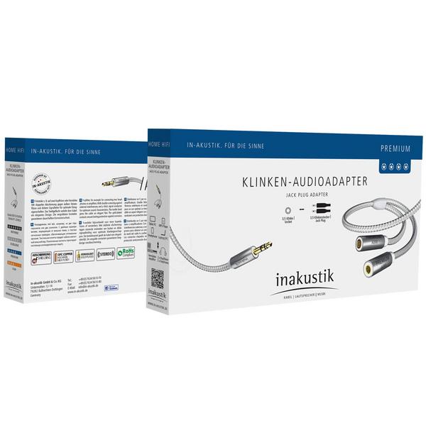 Кабель miniJack-miniJack Inakustik Premium Y-adapter - фото 2