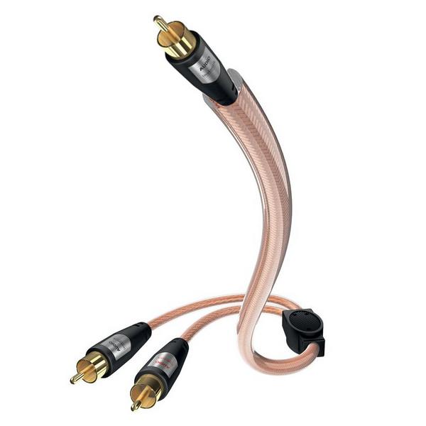 Кабель для сабвуфера Inakustik Star Audio Cable Y-Sub 2 m кабель переходник rca y 6 дюймов длинна 25см