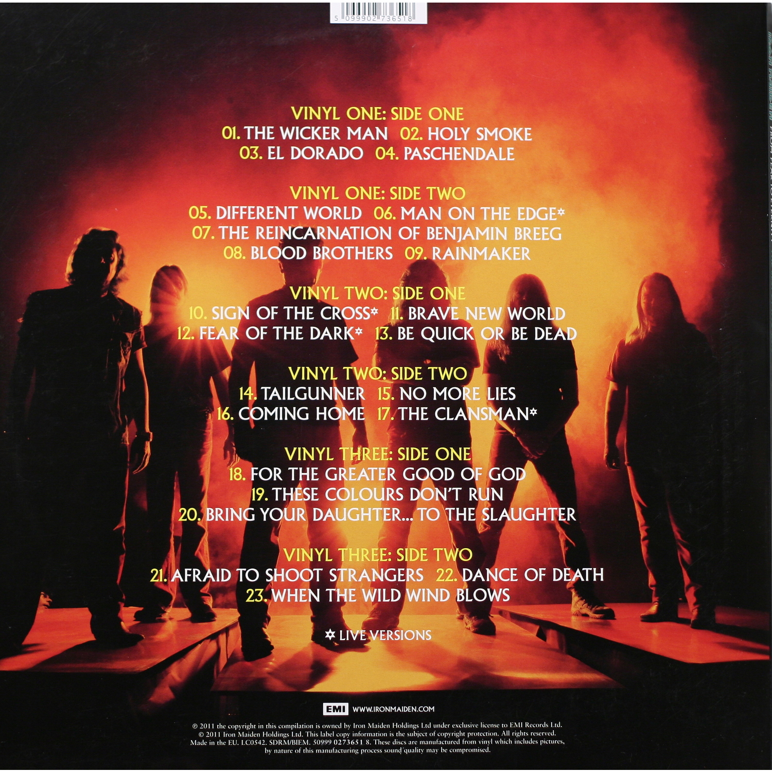 Iron Maiden - From Fear To Eternity: The Best Of 1990-2010 (3 LP) от Audiomania