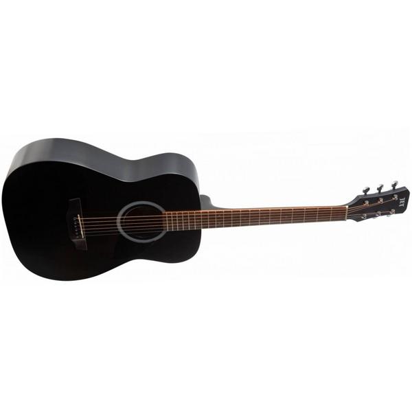 Акустическая гитара JET JF-155 Black Satin акустическая гитара jet jf 155 natural open pore