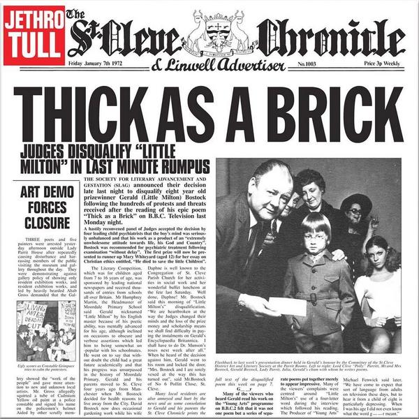 Jethro Tull Jethro Tull - Thick As A Brick (50th Anniversary) jethro tull benefit the 50th anniversary enhanced edition 4cd 2dvd