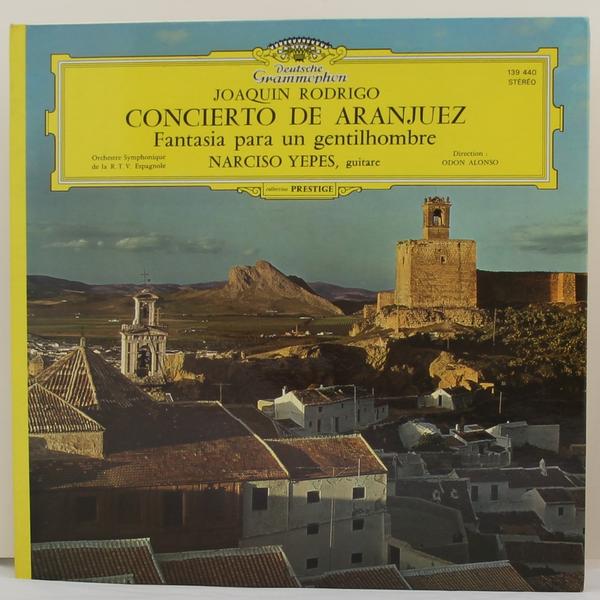 

Винтажная виниловая пластинка JOAQUIN RODRIGO - CONCIERTO DE ARANJUEZ, FANTASIA PARA UN GENTILHOMBRE (NARCISO YEPES)