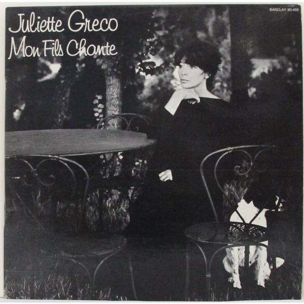Винтажная виниловая пластинка JULIETTE GRECO - MON FILS CHANTE