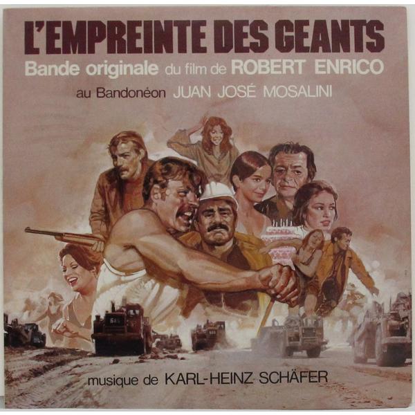 Винтажная виниловая пластинка KARL HEINZ SCHAFER - L'EMPREINTE DES GEANTS