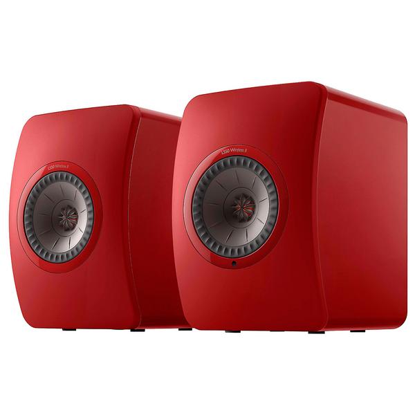 Активная полочная акустика KEF LS50 Wireless II Crimson Red полочная акустика kef ls50 meta mineral white