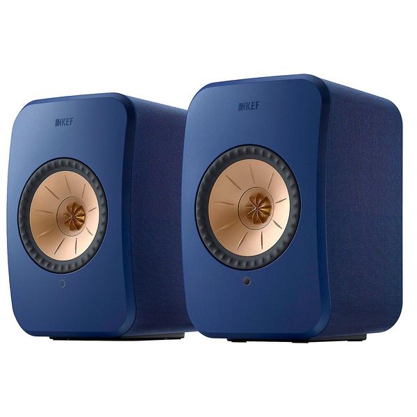 цена Активная полочная акустика KEF LSX II Cobalt Blue