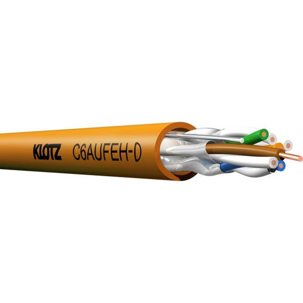Витая пара Klotz Кабель витая пара в нарезку C6AUFEH-D кабель neomax [nm20611] ftp cat 6 4 пары 305м 0 57 мм