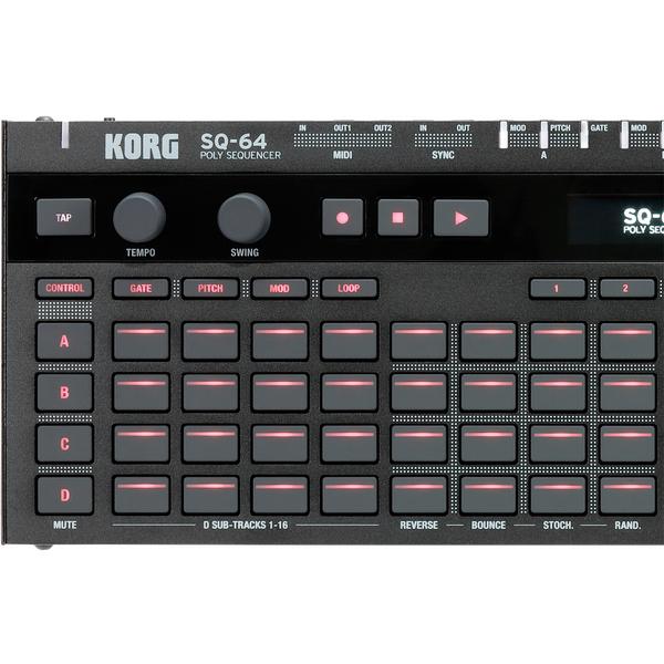 MIDI-контроллер Korg Секвенсор  SQ-64 - фото 4