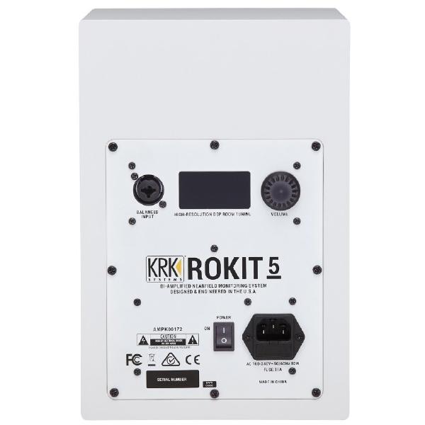 Студийный монитор KRK ROKIT 5 G4 White - фото 3