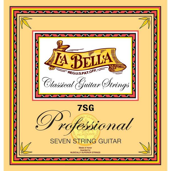 цена Струны для классической гитары La Bella 7SG