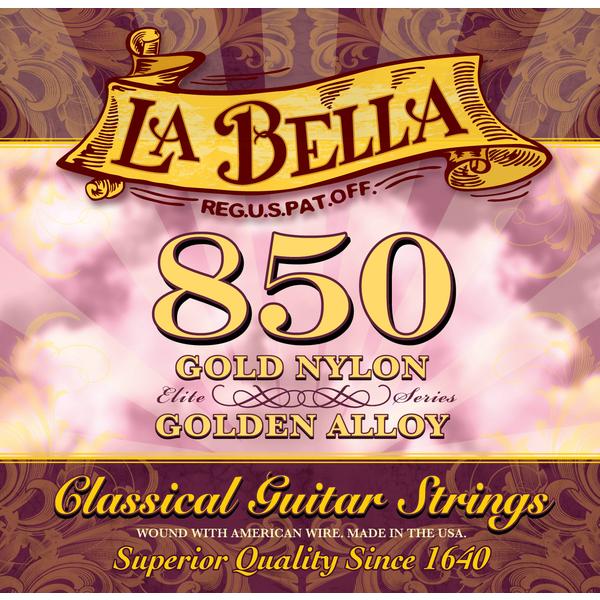 Струны для классической гитары La Bella 850 струны для классической гитары la bella argento pure silver ah
