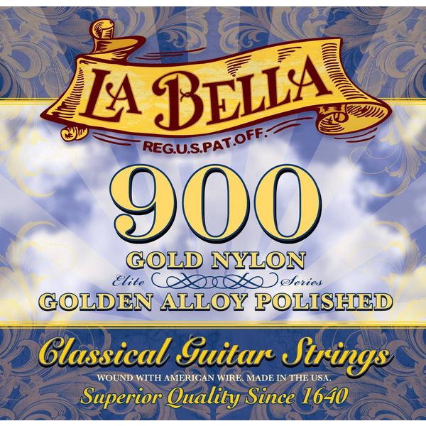 Струны для классической гитары La Bella 900 струны для классической гитары la bella argento pure silver ah