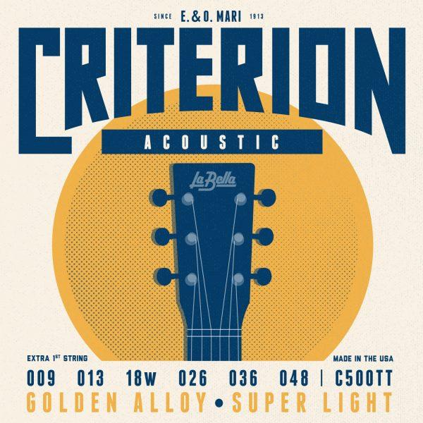 цена Струны для акустической гитары La Bella Criterion C500TT