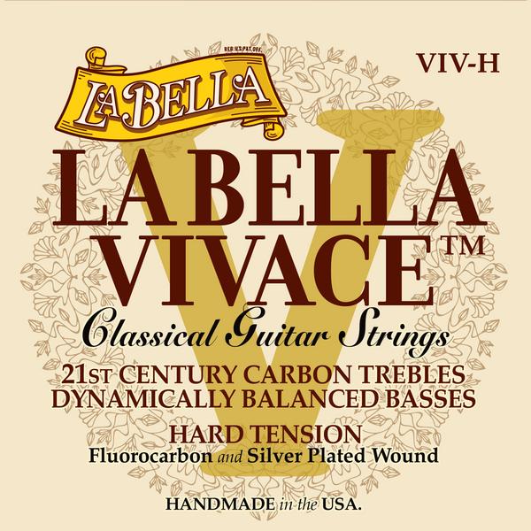 Струны для классической гитары La Bella Vivace VIV-H струны d addario для классической гитары нейлоновые student hard