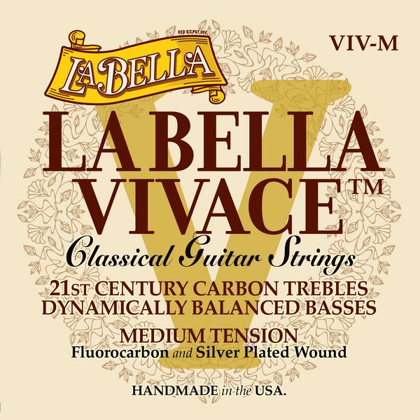 Струны для классической гитары La Bella Vivace VIV-M струны для классической гитары la bella vivace viv h