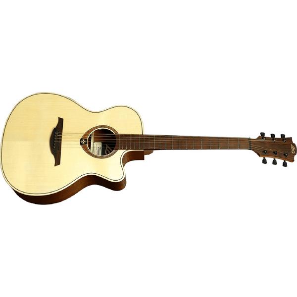 Электроакустическая гитара LAG Guitars T-70A CE Natural классическая гитара со звукоснимателем lag guitars oc 88 ce natural