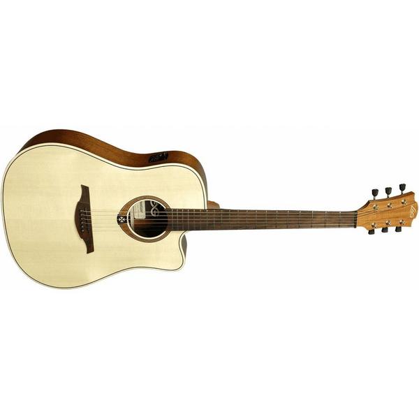 Электроакустическая гитара LAG Guitars T-70D CE Natural, Музыкальные инструменты и аппаратура, Электроакустическая гитара