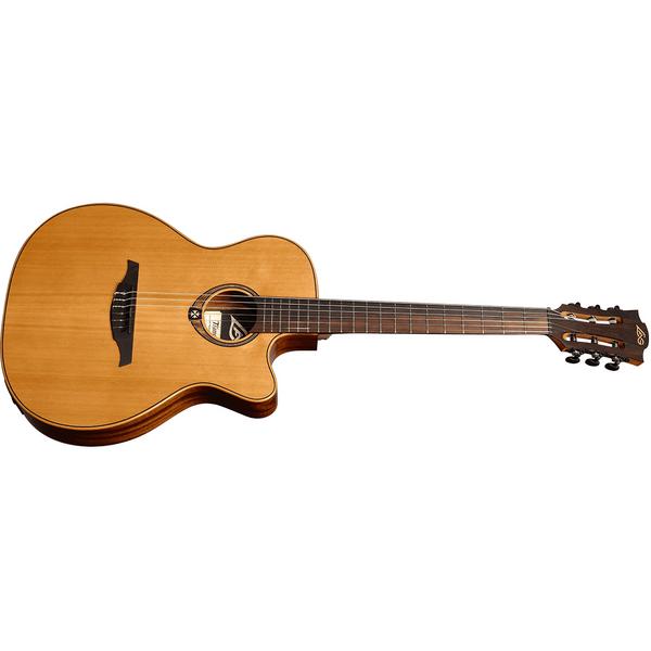 Классическая гитара со звукоснимателем LAG Guitars TN-170ASCE Natural электроакустическая гитара lag tn 170asce