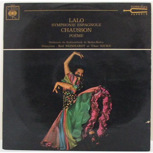 Винтажная виниловая пластинка LALO - SYMPHONIE ESPAGNOLE; CHAUSSON – POEME (AARON ROSAND)